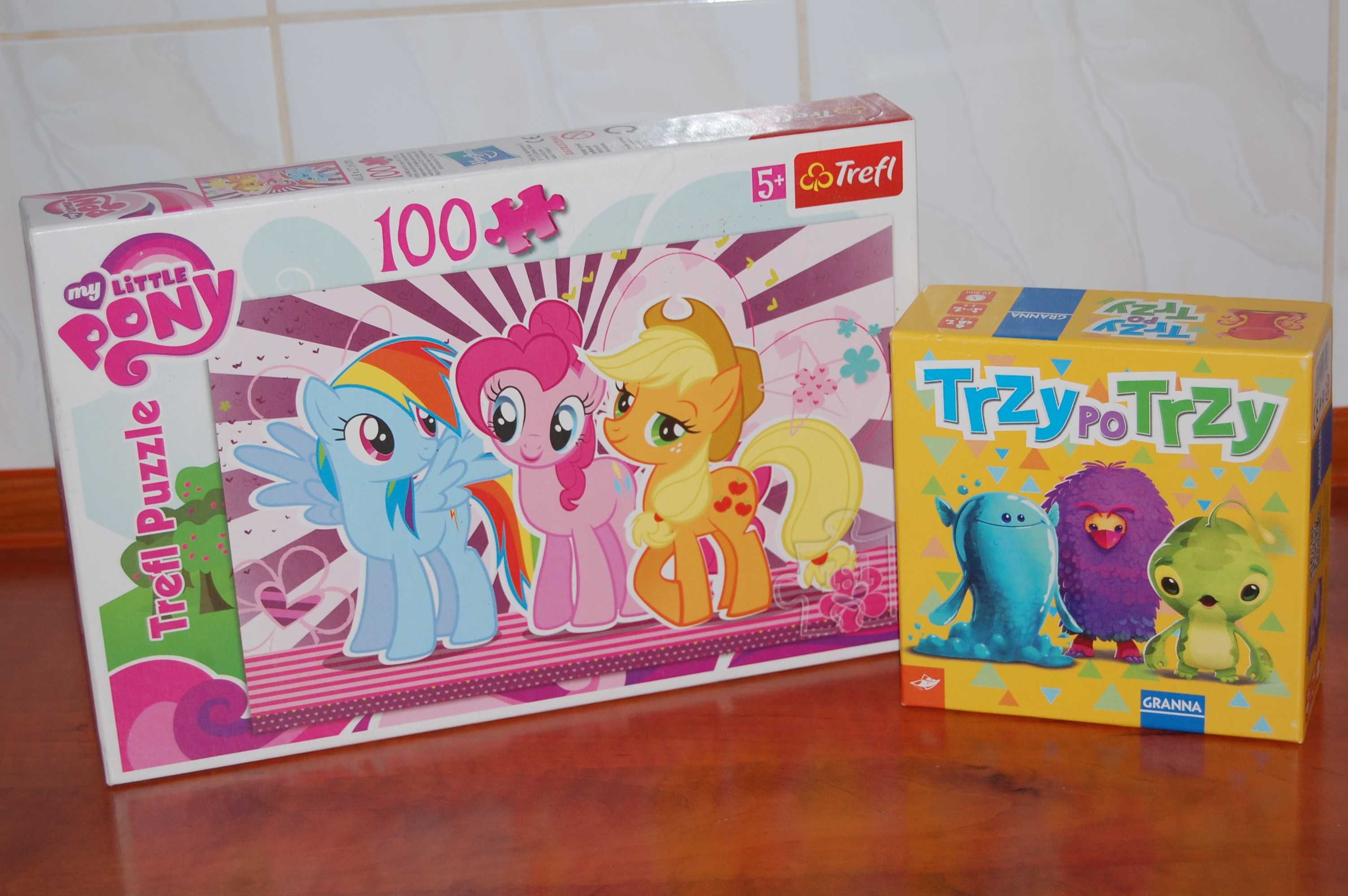 Trzy po trzy - gra i puzzle My Little Pony - NOWE