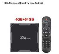 X96 Max plus Smart TV Box Android + klawiatura bezprzewodowa