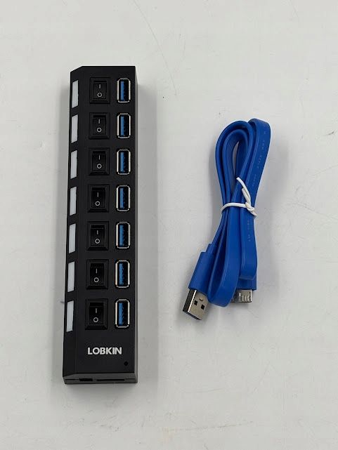 outlet 7-portowy szybki hub usb usb 3.0 z przełącznikami plug & play
