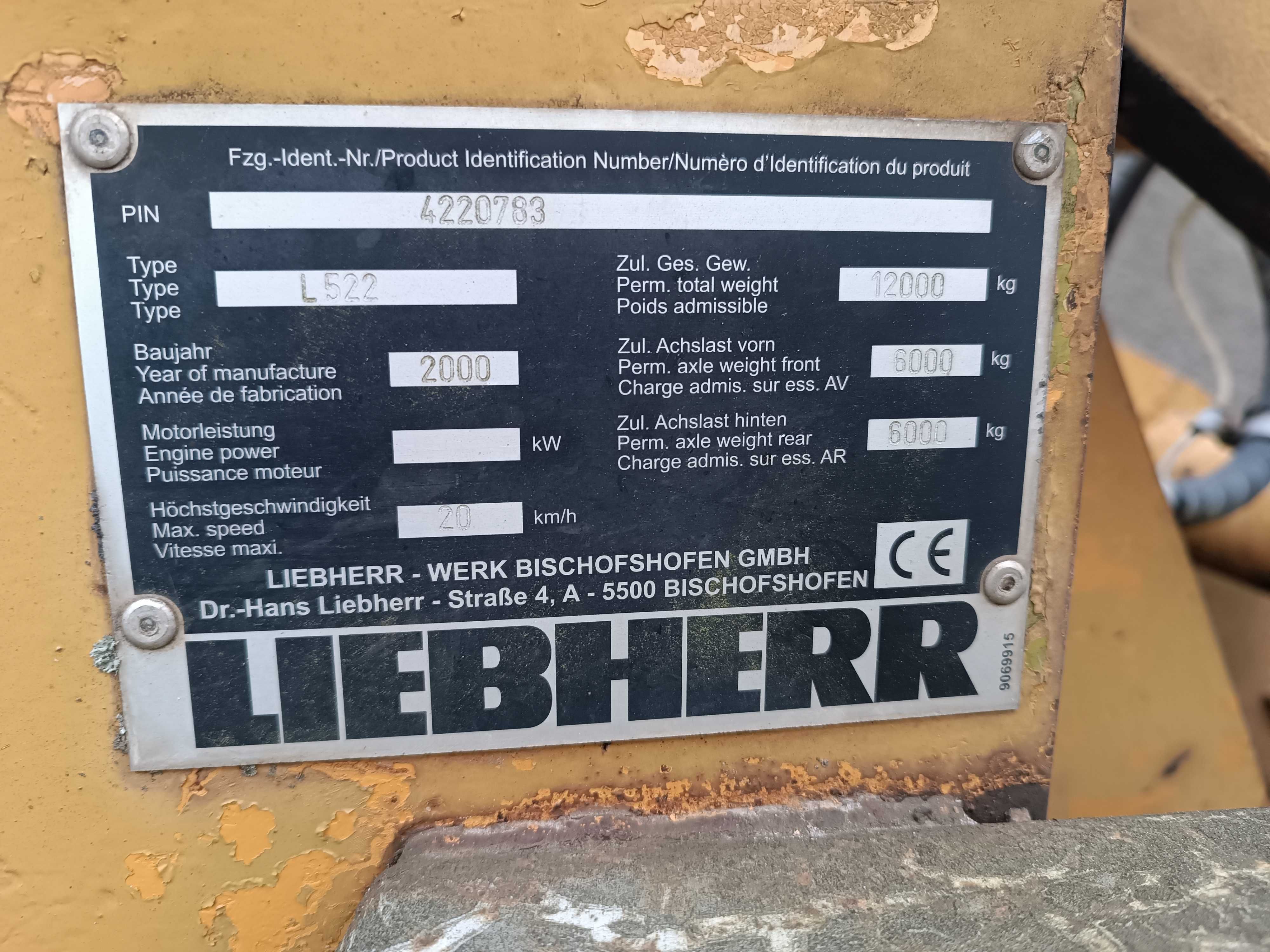 Ładowarka Liebherr L522
