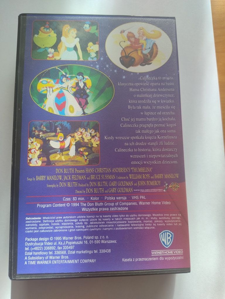 Calineczka Disneya VHS