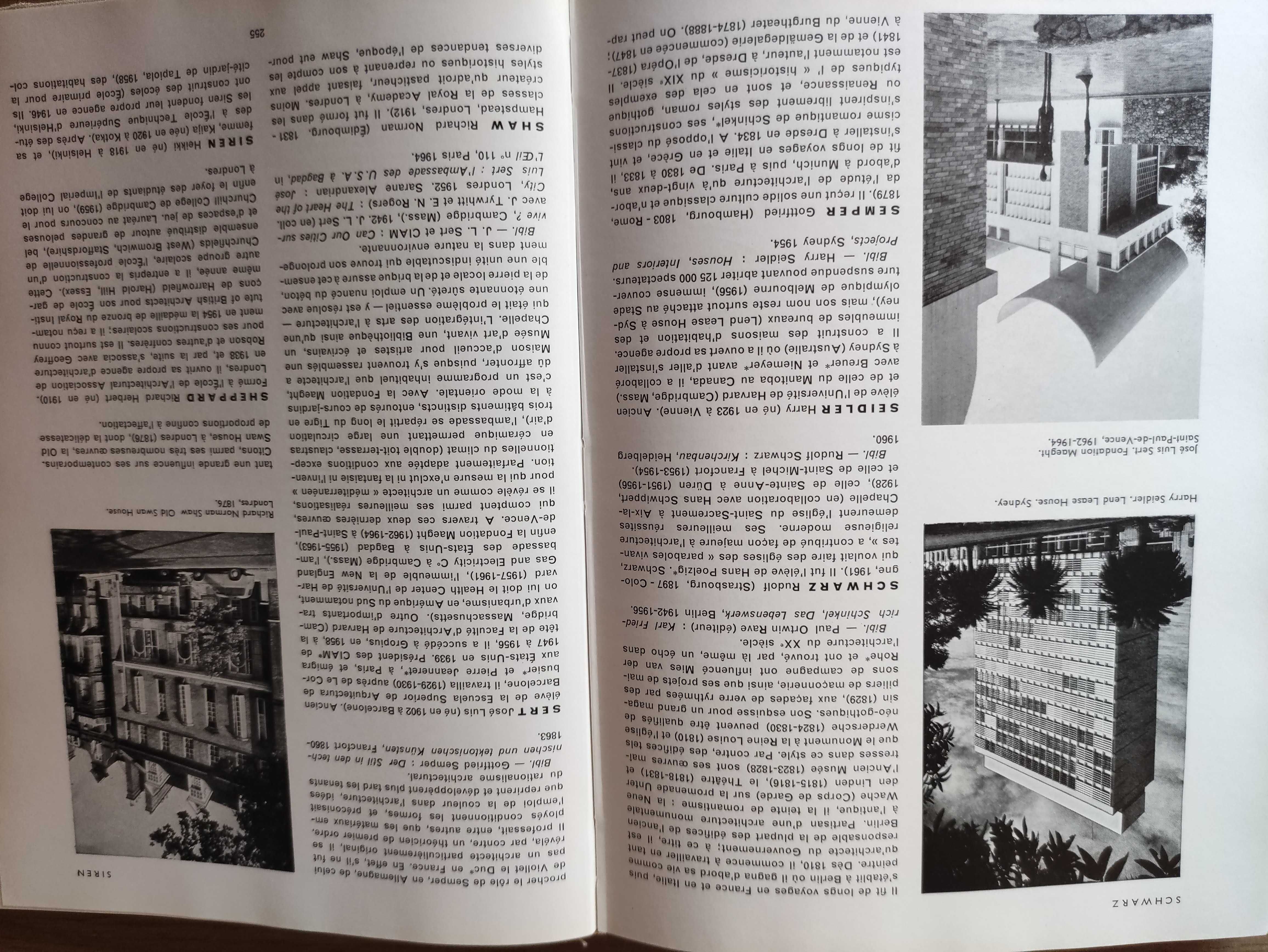 Dictionaire de l'architecture moderne - Fernand Hazan / unikat!