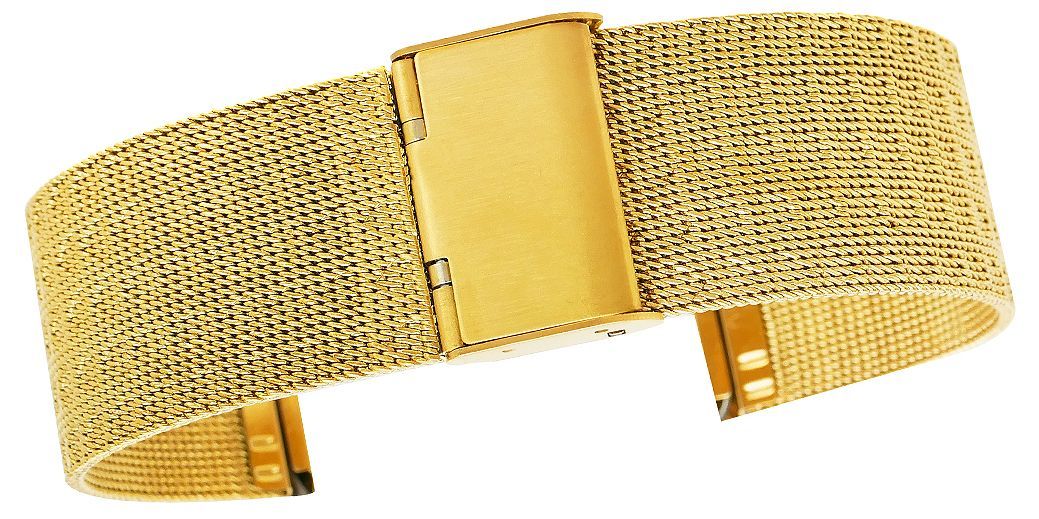 bransoleta fashion mesh złota ipg 22 mm fa22g