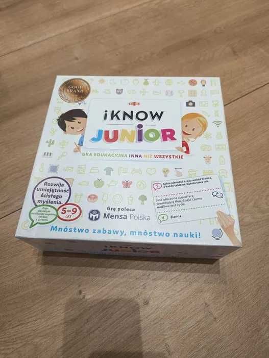 Zestaw gier Boom Boom, 5 Sekund, Monopoly Junior, I know junior