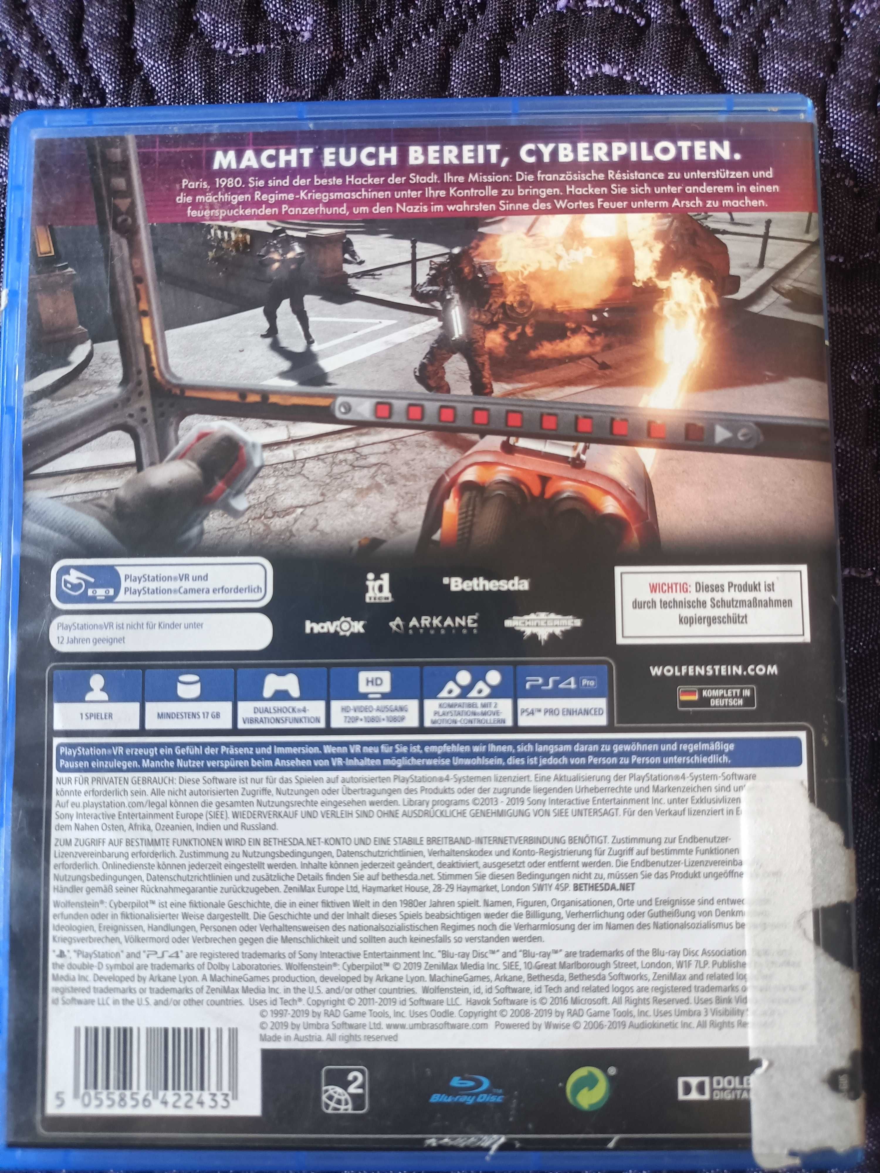 Wolfenstein cyberpilot ps4