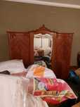 Mobília de quarto casal em madeira