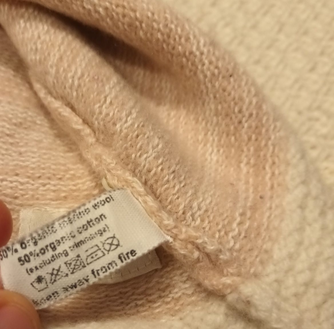 Sukienka organic merino 6-12 miesięcy