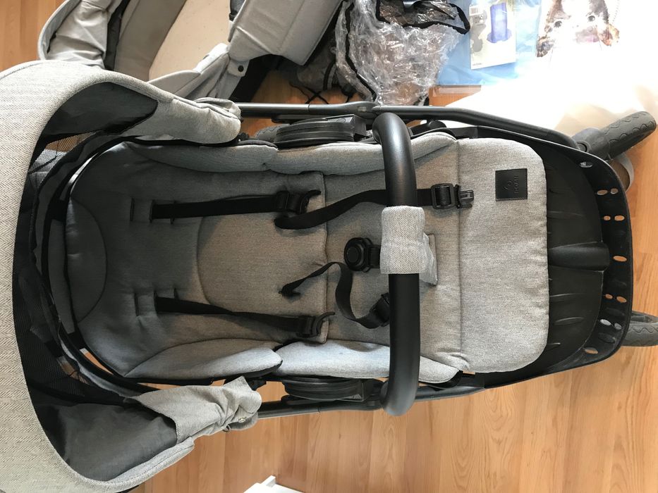 Wózek Roan 2w1 Bloom Silver Chevron gondola i spacerówka plus gratisy