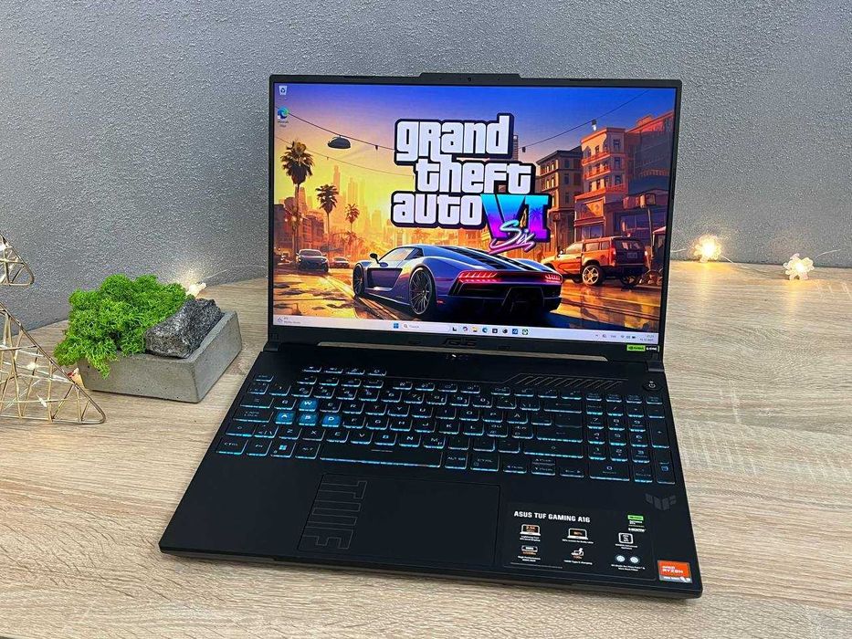 Ігровий ноут Asus Tuf FA607PI 16`165Hz/R9-7845HX/RTX4070/32DDR5/1TBSSD