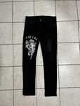 Jeansy amiri z grafika R.32