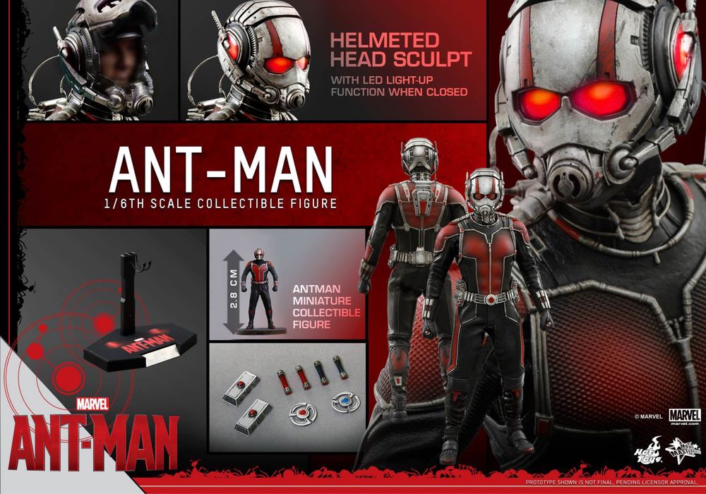 Фигурка 1/6 hot toys MMS 308 ANT-MAN