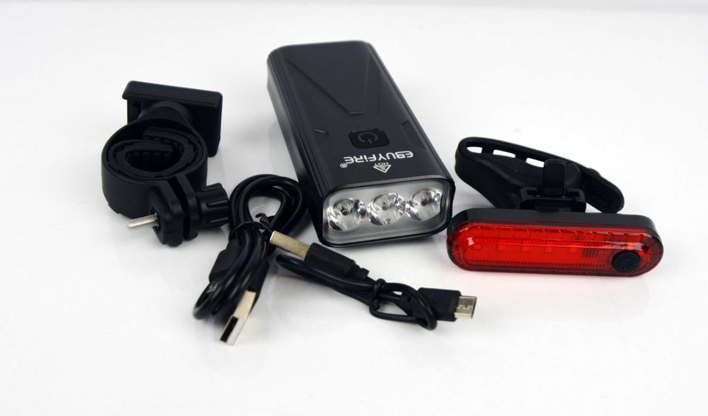 BIKIL zestaw świateł rowerowych przednich i tylnych