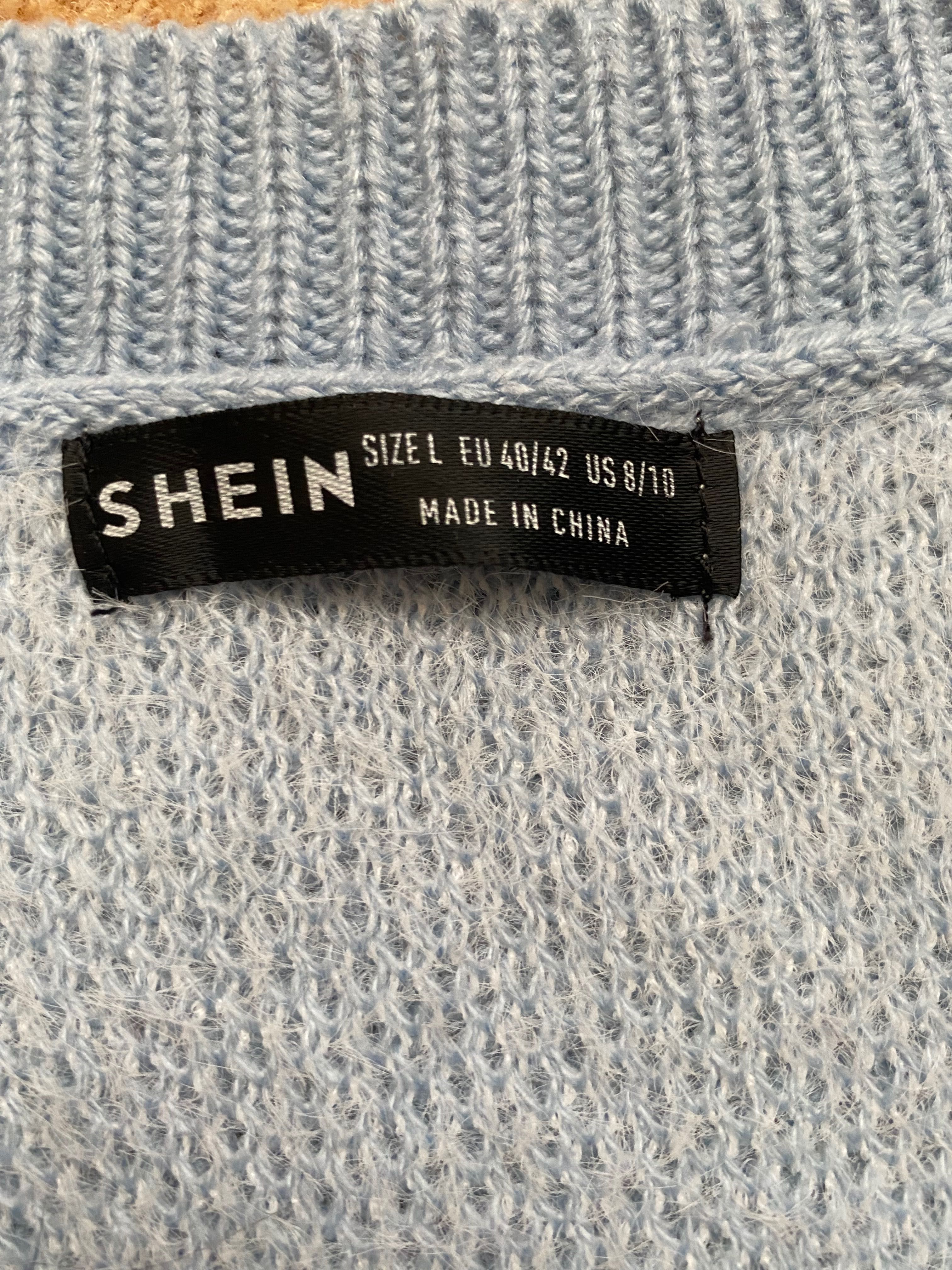Sweter / kardigan w chmurki firmy Shein