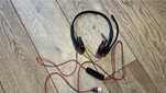 Słuchawki z mikrofonem Plantronics w znośnym stanie