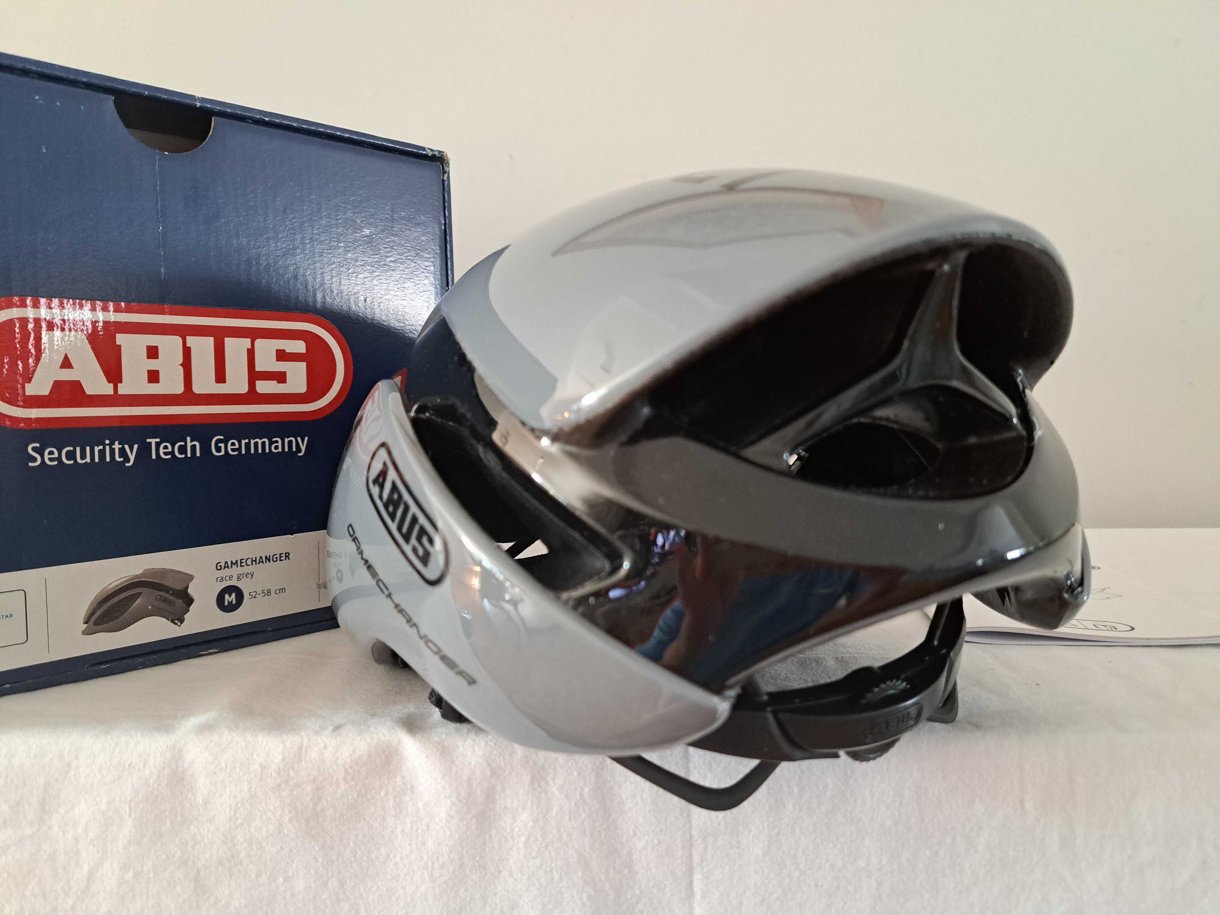 Kask rowerowy szosowy Abus GameChanger Race Grey M 52-58cm