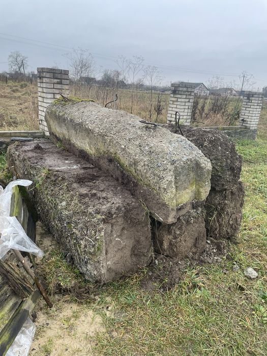 Бетонні блоки / балки / фундаментні блоки / плити