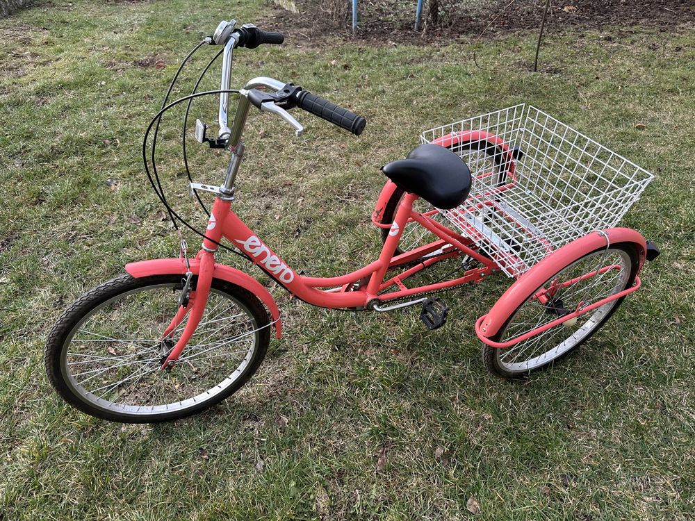 Триколісний дорослий велосипед