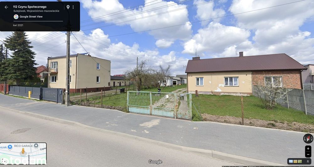 Sulejówek, ul.Czynu Społecznego 112 |1870 m² | Budynek + 4 gospodarcze