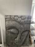 Vendo quadro decorativo Buda metalico
