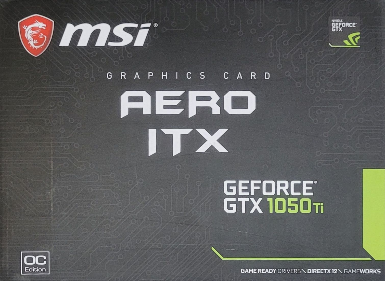 Karta graficzna MSI Geforce GTX 1050 Ti Areo 4GB OCV1