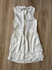 Mango biała sukienka XS 34