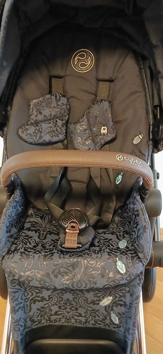 Wózek 2w1Cybex Priam 2.0 stelaż rose, siedziskoJEWELES gondola akcesor