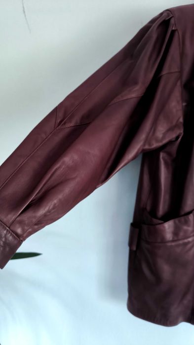Piękna skórzana kurteczka L/XL oversize
