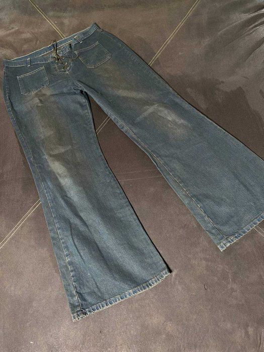 Вінтажні штани карго з кількома кишенями в стилі панк готикана Y2K