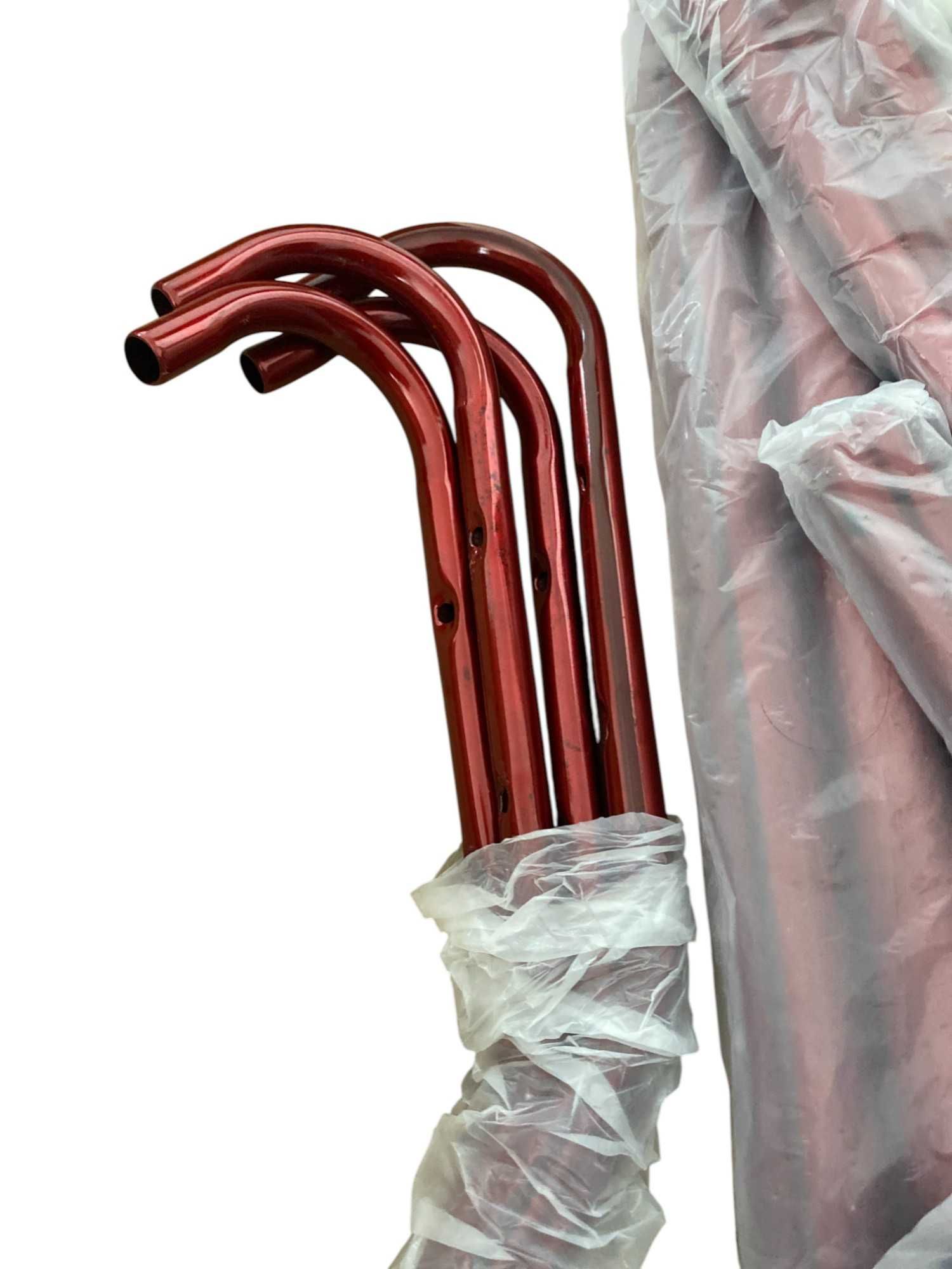 Stojący wieszak na ubrania 170cm kolor bordowy
