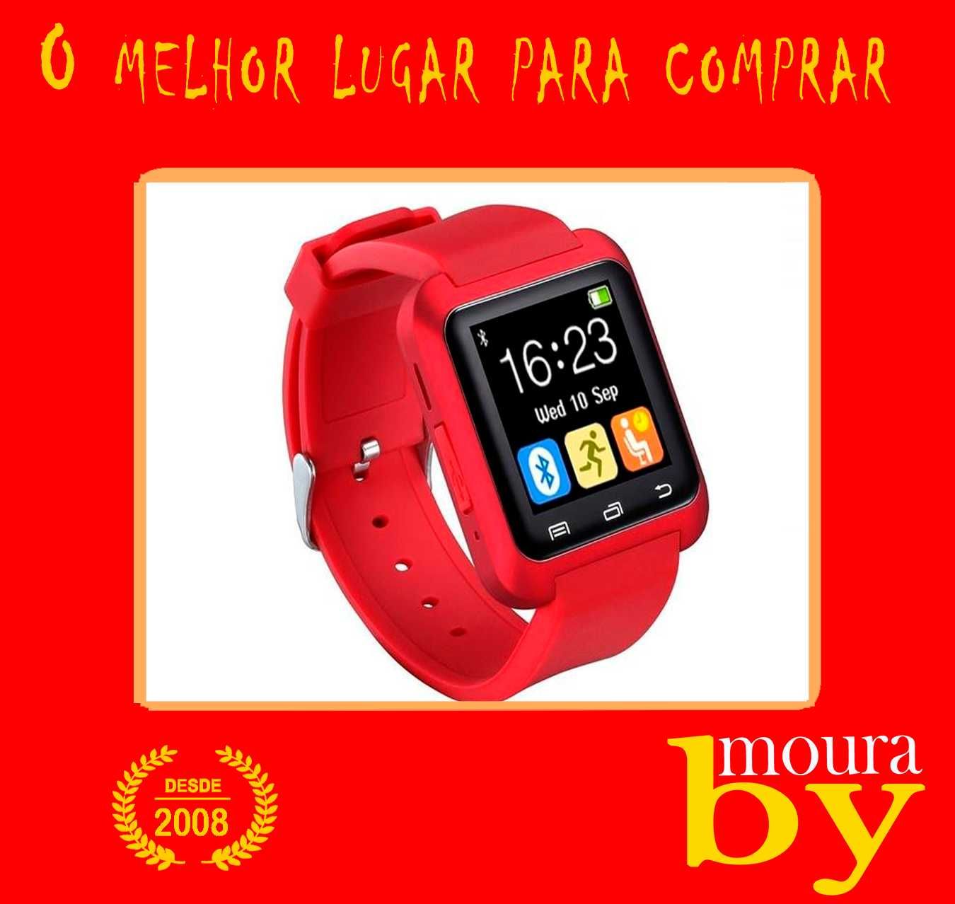 Relogio inteligente Bluetooth Smartwatch Android e Iphone