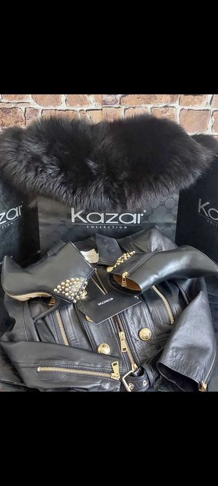 Luksusowe czarne skórzane botki z limitowanej serii Marki Kazar