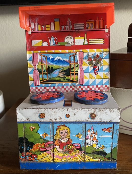 Fogão em chapa para bonecas