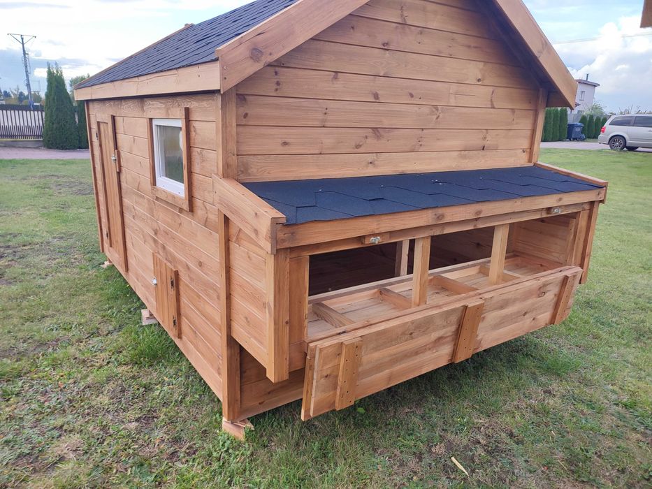 Kurnik dla KUR - ocieplony 300x150x210 Producent WoodStuff