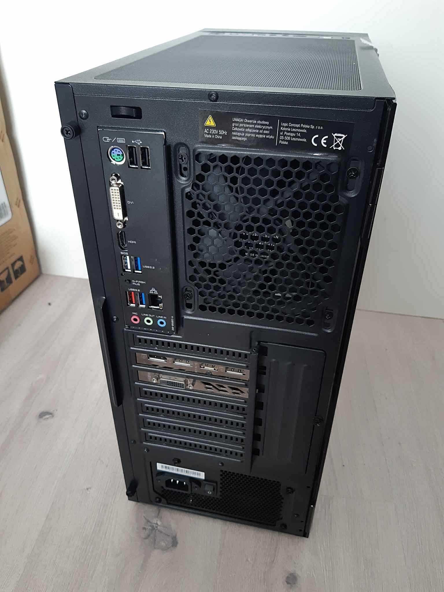 PC do gier! Ryzen 5600/B550/16GB DDR4/MSI GTX1080/SSD 512GB/650W/AiO