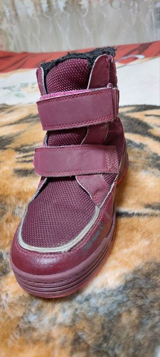 Зимние запожки Clarks для девочки  32р 19,5см