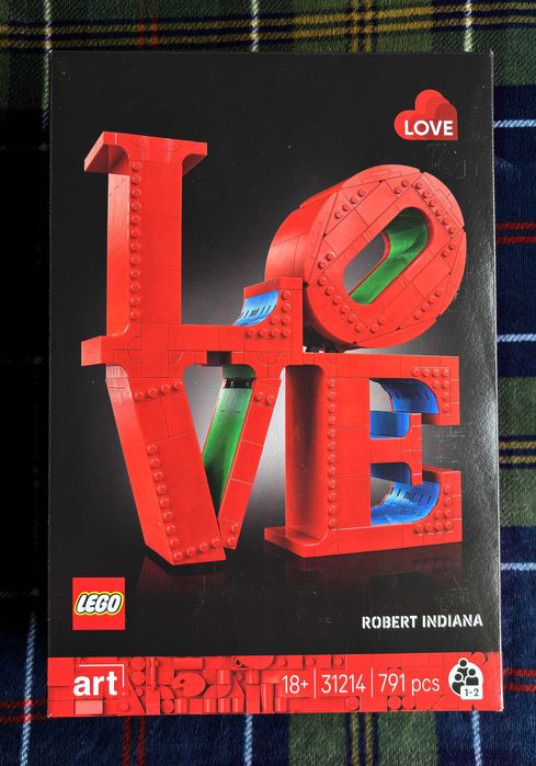 LEGO 31214 Art LOVE Robert Indiana 18+ - Selado