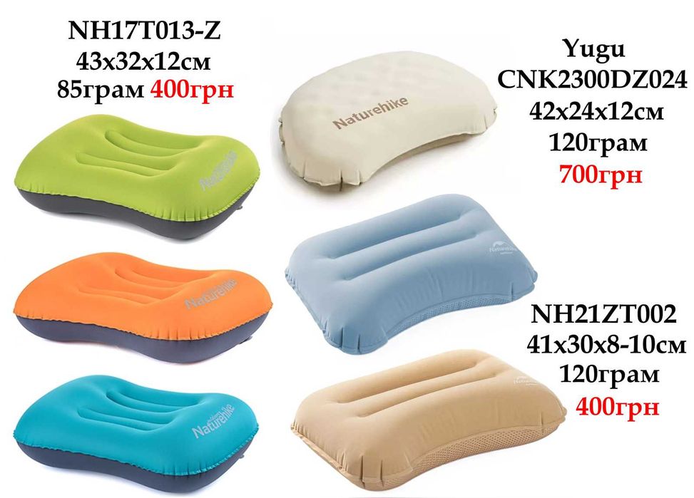 Надувна подушка Naturehike NH17T013-Z NH21ZT002 CNK2300DZ024