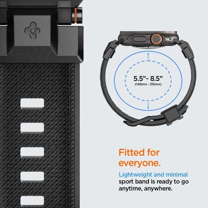 Ремешок Spigen DuraPro Armor Apple Watch 42/44/45/46/49mm BlackEdition