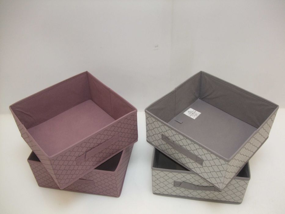 Pojemnik SKŁADANY PUDEŁKO 2 szt do Przechowywania 28x28x13cm ORGANIZER