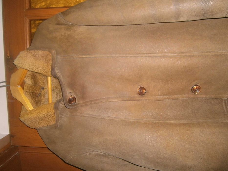 Мужская теплая дубленка из натуральной овчины Производство Турция