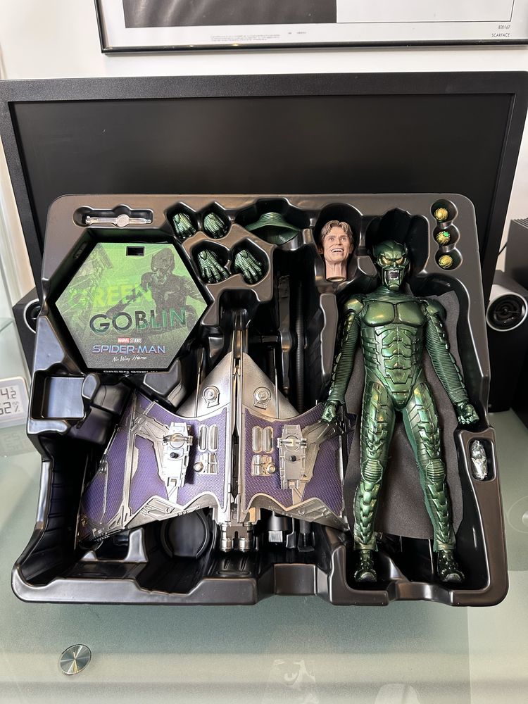 Фигурка 1/6 hot toys mms 631 SPIDER-MAN : NO WAY HOME – GREEN GOBLIN