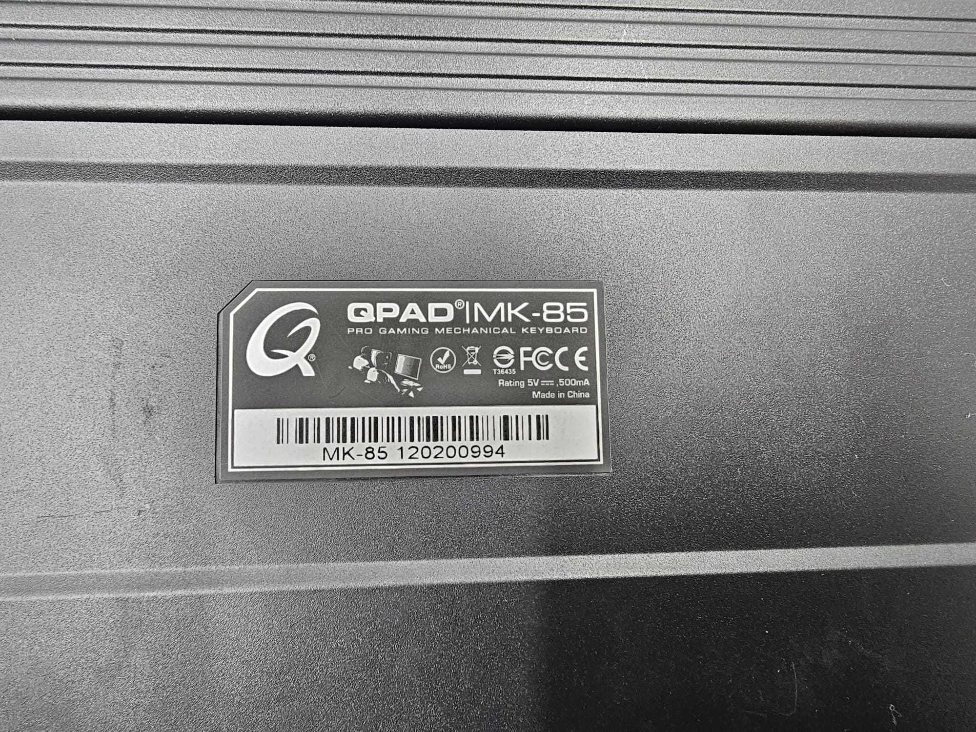 Qpad MK-85 klawiatura mechaniczna gamingowa Cherry Red