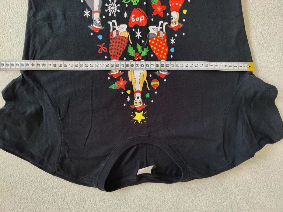 Świąteczny T-shirt Port Company S psia choinka pieski bluzka