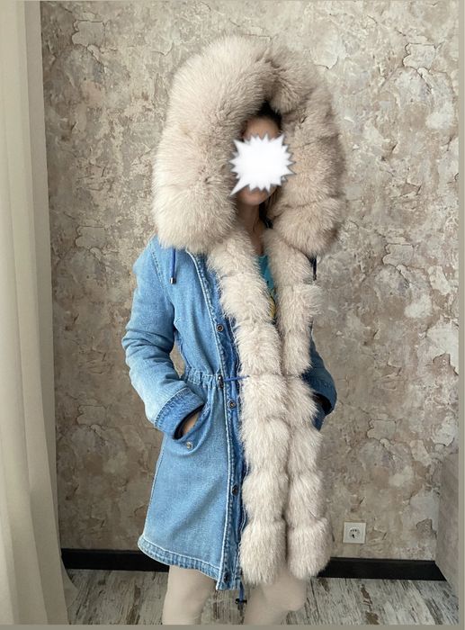 Парка с натуральным мехом