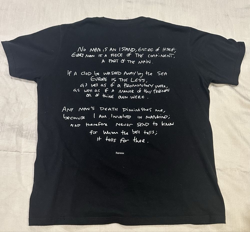 Supreme/Corteiz Rules The World Tee Black