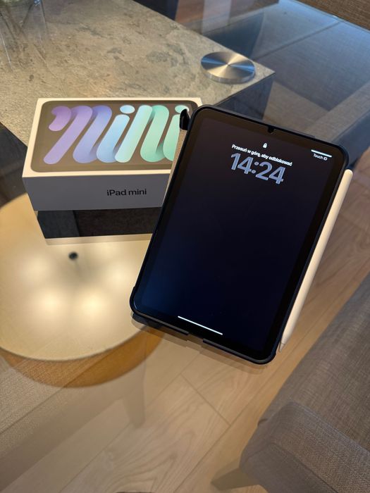 iPad mini 6 gen 256 wifi., Apple Pencil 2 i Pipetto Origami Navy Blue