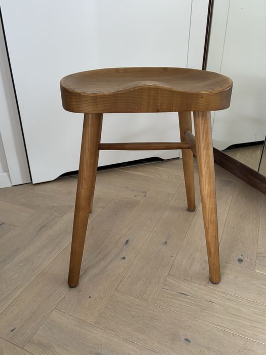 Taboret drewniany jesion Zara home