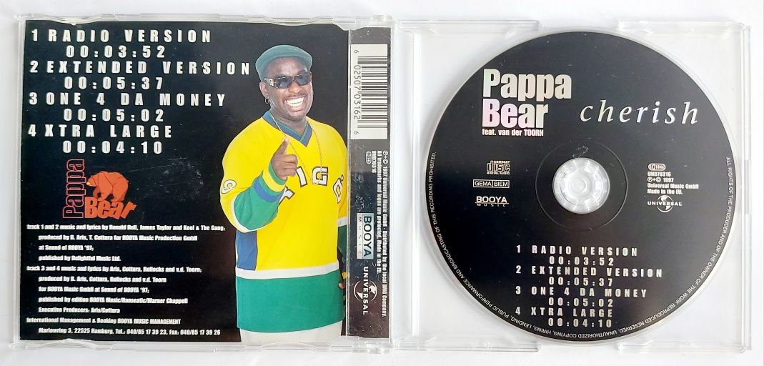 CDs Papa Bear Cherish 1997r