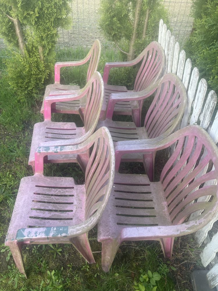 Krzesla ogrodowe plastikowe do odnowienia