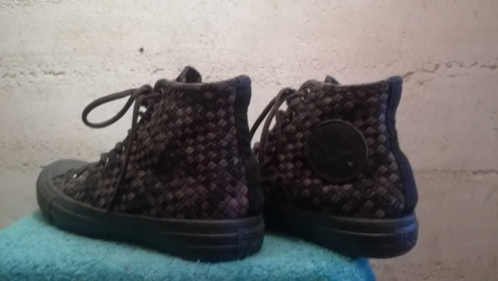 Trampki CONVERSE CT All Star BLACK GREY WEAVE HI TOP Trainers r.37 bdb